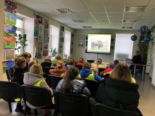 SARTŲ REGIONINIO PARKO LANKYTOJŲ CENTRE PAMOKĖLĖ PRADINUKAMS