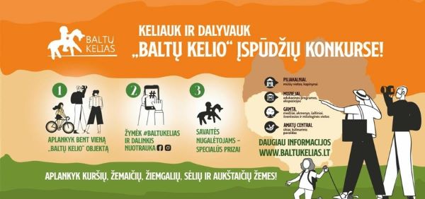 LIETUVOJE IR LATVIJOJE STARTUOJA UNIKALUS KELIONIŲ KONKURSAS „TYRINĖK BALTUS“