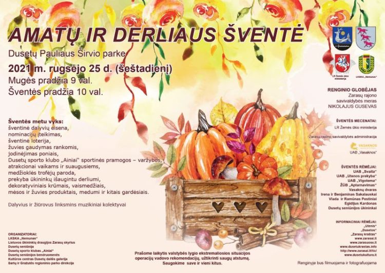 AMATŲ IR DERLIAUS ŠVENTĖ DUSETOSE