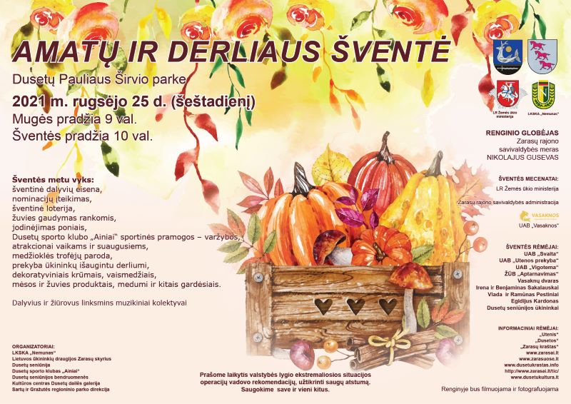 AMATŲ IR DERLIAUS ŠVENTĖ DUSETOSE