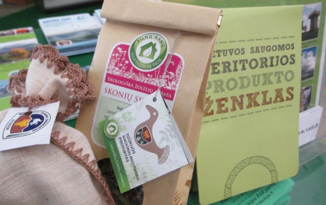 RINKITĖS SAUGOMŲ TERITORIJŲ PRODUKTO ŽENKLĄ