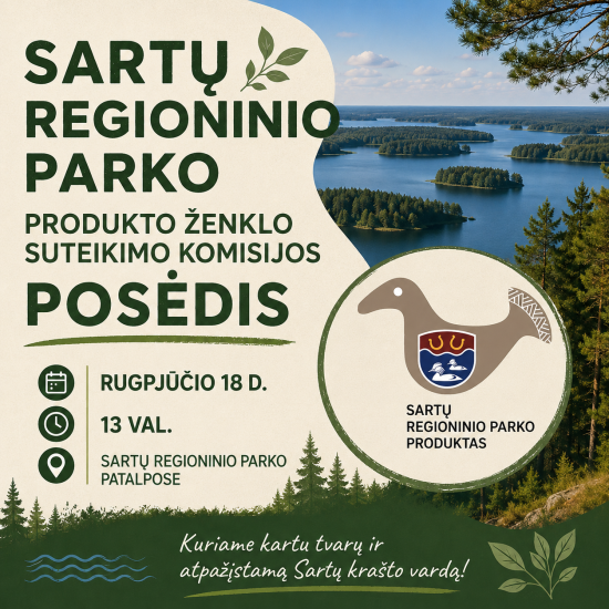 PRODUKTO ŽENKLO SUTEIKIMO KOMISIJOS POSĖDIS