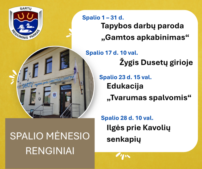 SPALIO MĖNESIO RENGINIAI